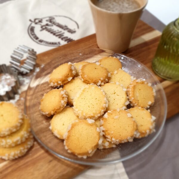 Image de biscuits sablés à la fleur d'oranger