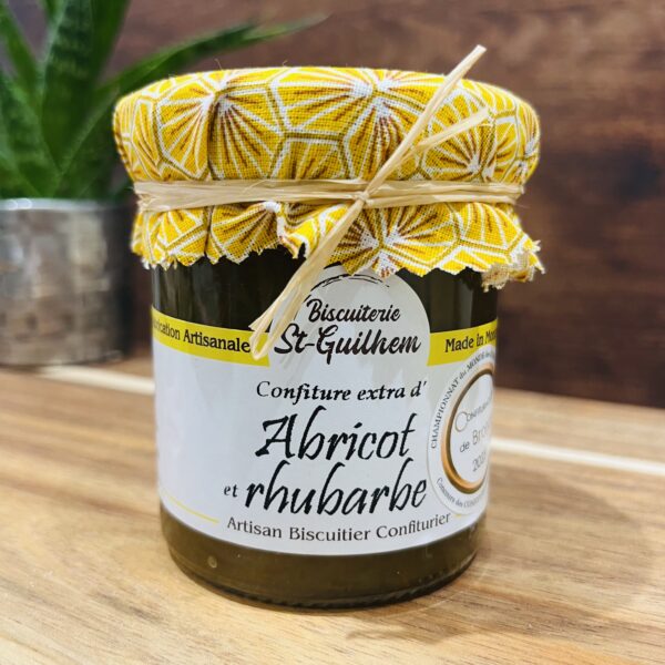 Confiture abricot rhubarbe