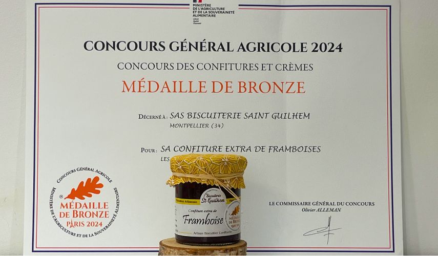 Médaille de bronze au Concours Général Agricole 2024